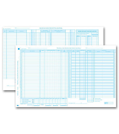 Combo Payroll and Disb Computer Input Journal