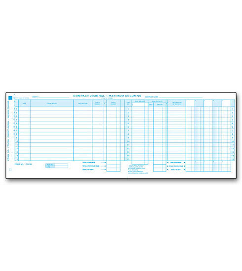 Compact Max Columns Journal