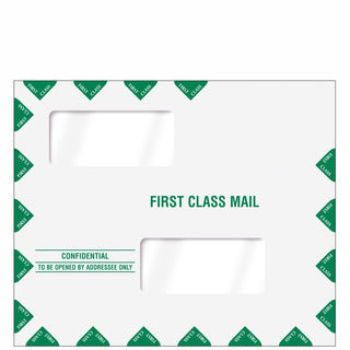 Double Window First Class Mailing Envelope (Peel & Close)