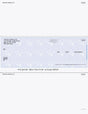 Marble Blue Imprinted Business Check in Middle - Good Security