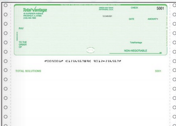 Standard Plus Continuous Imprinted Business Checks