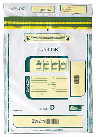 SafeLok Bag 12 x 16 / Clear 2 Cartons (500/CTN)