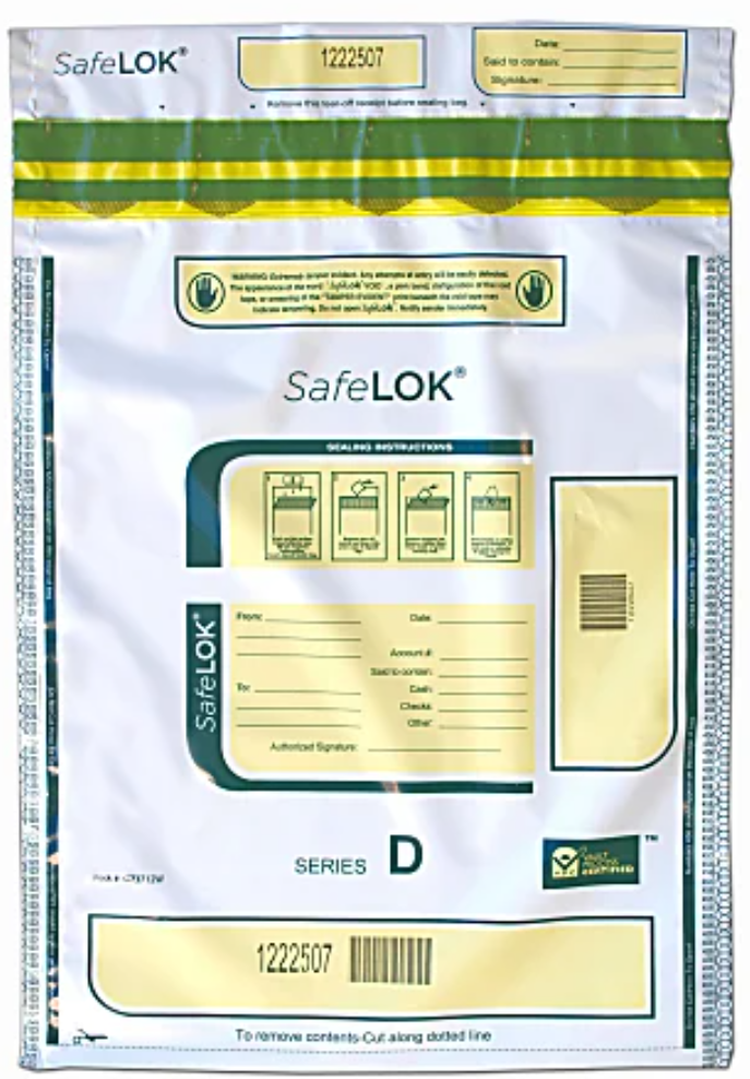 SafeLok Bag 12 x 16 / White 1 Carton (500/CTN)