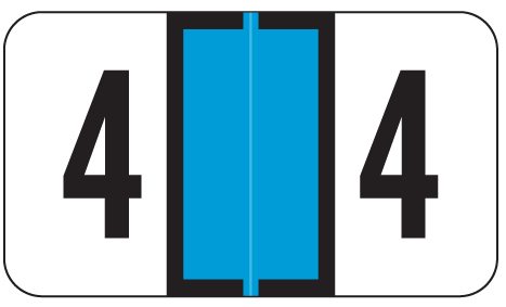 W-3100 Series, JETER, Compatible Numeric Roll Labels