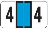 W-3100 Series, JETER, Compatible Numeric Roll Labels