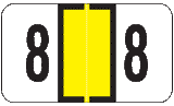 W-3100 Series, JETER, Compatible Numeric Roll Labels