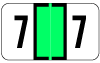 W-3110 Series, JETER, Compatible Numeric Roll Labels