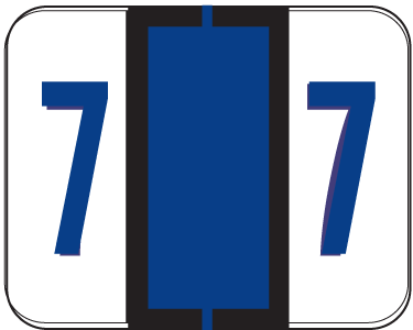 W-3300 Series, TAB, Compatible Numeric Roll Labels