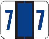 W-3300 Series, TAB, Compatible Numeric Roll Labels