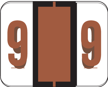 W-3300 Series, TAB, Compatible Numeric Roll Labels