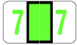 W-3800 Series, POS, Compatible Numeric Roll Labels