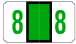 W-3800 Series, POS, Compatible Numeric Roll Labels