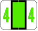 W-4300N Series, TAB, Compatible Numeric Roll Labels