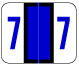 W-4500N Series, SMEAD/TAB, Compatible Numeric Roll Labels