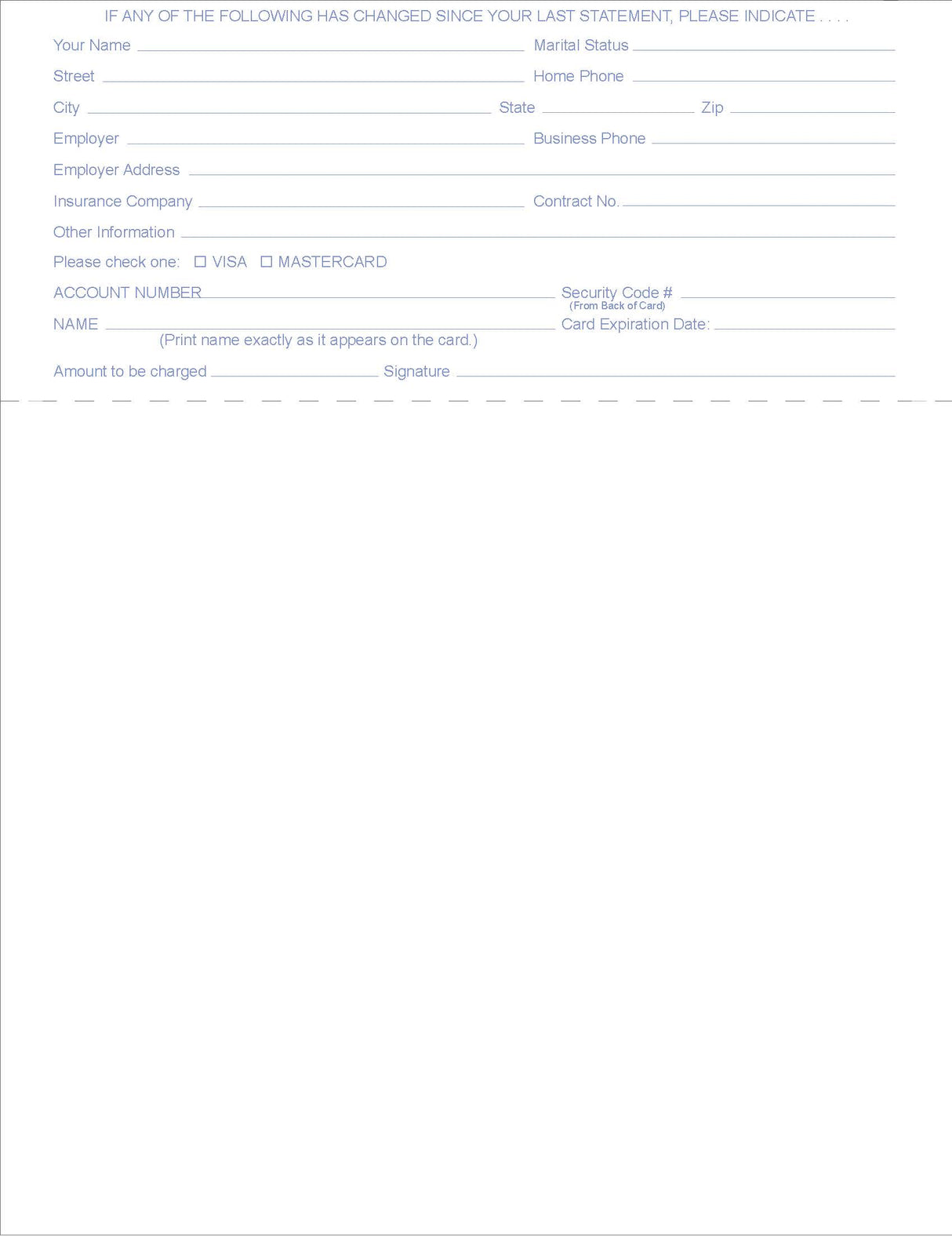 Medical Laser Billing Statements, (2500 Per Carton)