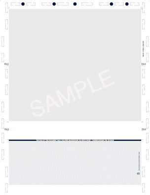 Basic Check, Void Pantograph Blue 281 28# MOCR, 8-1/2" X 11" C-Fold