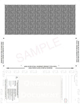 Basic Check, Void Pantograph Blue 281 28# MOCR, 8-1/2" X 11" C-Fold