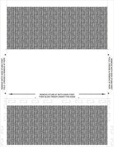 Form, Slide Open, Two blockouts 28# MOCR, 8-1/2" X 11" C-Fold