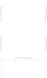 Form, Return Envelope, Reflex Blue, EC-fold Two Blockouts 28# MOCR, 8-1/2" x 14" Eccentric C-Fold EC-fold