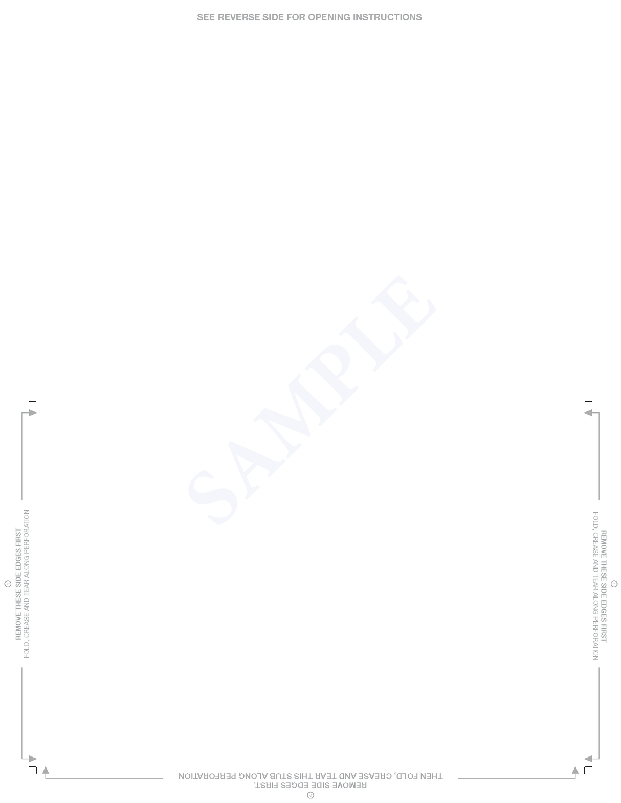 Form, No blockouts 28# MOCR, 8-1/2" x 11" V-Fold