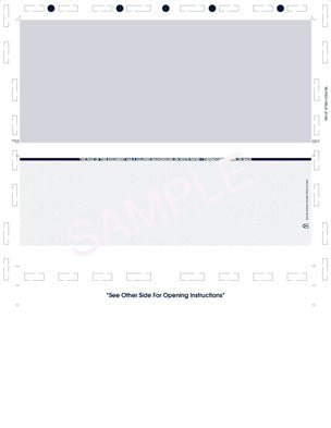 Basic Check, Void Pantograph, Blue 281 28# MOCR, 8-1/2" x 11" Z-fold