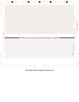 Check, Void Pantograph, Burgundy 209 28#, 8-1/2" x 11" Z-Fold