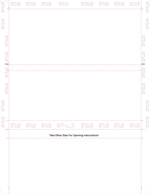 Form, Blank, No Blockout 28# MOCR, 8-1/2" x 11" Z-Fold