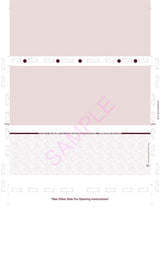 Check, Void Pantograph, Burgundy 209, Extra Voucher 28#, 8-1/2" x 14" ZX-Fold